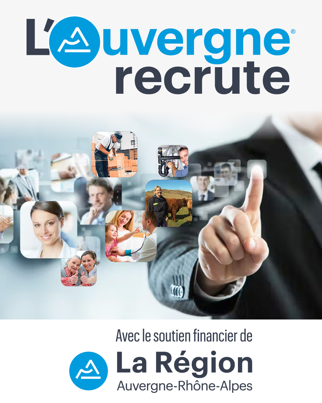 Campagne de communication – L’Auvergne recrute