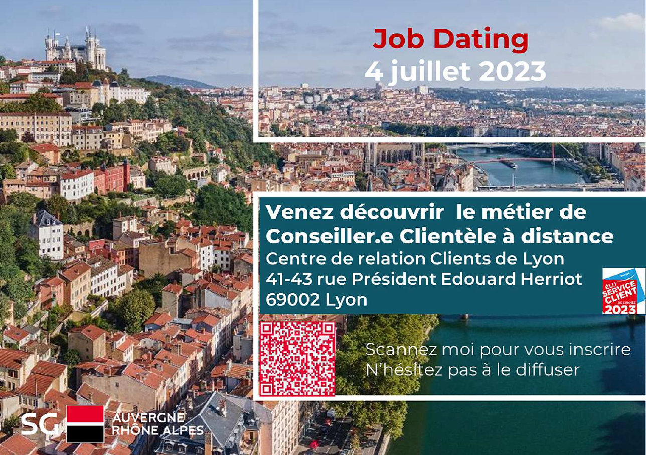 Job dating SG Auvergne-Rhône-Alpes