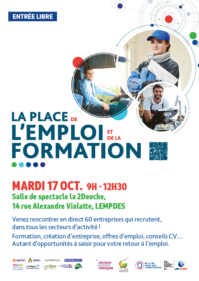 Place de l’emploi et de la formation à Lempdes (63)