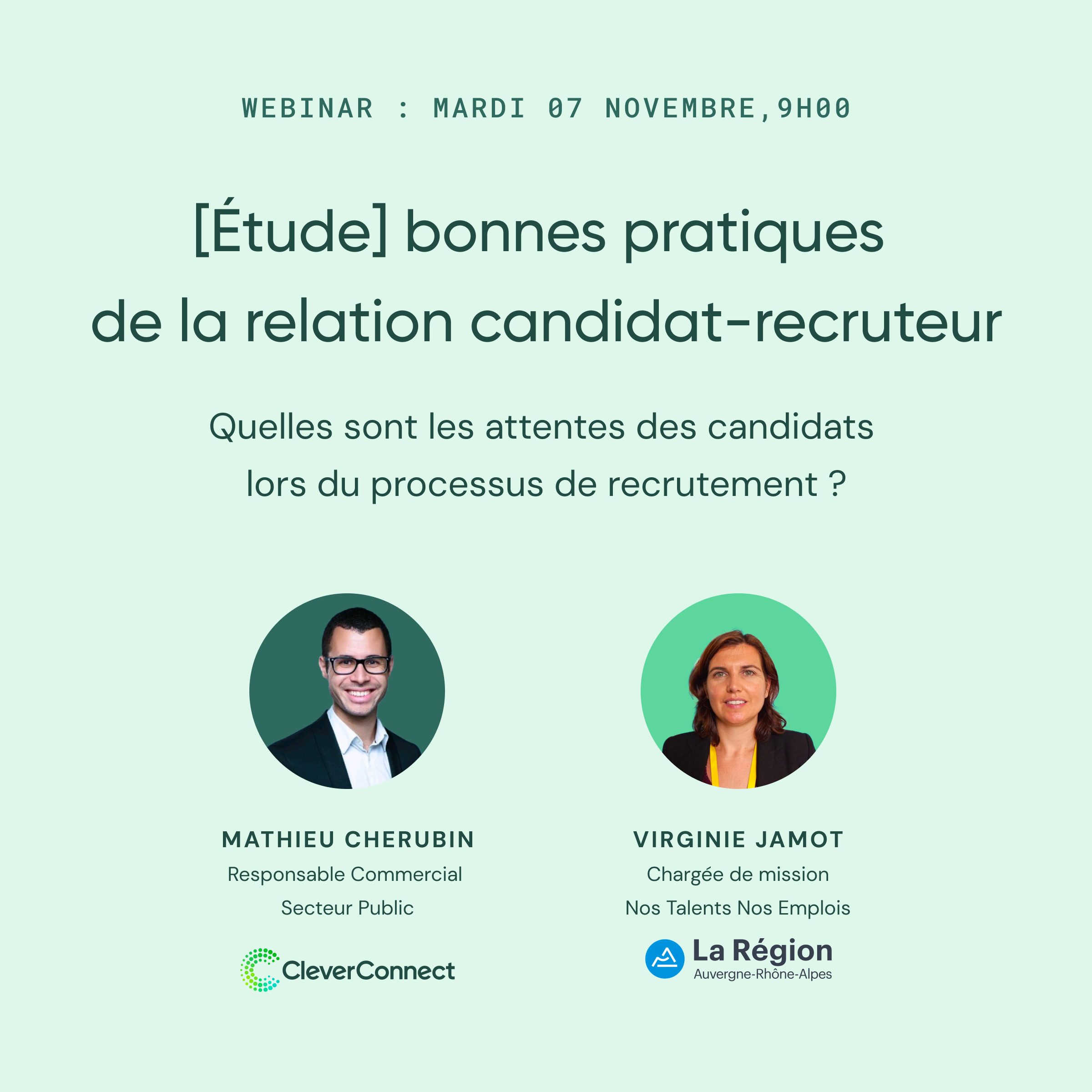 Webinaire « Bonnes pratiques de la relation candidat-recruteur »