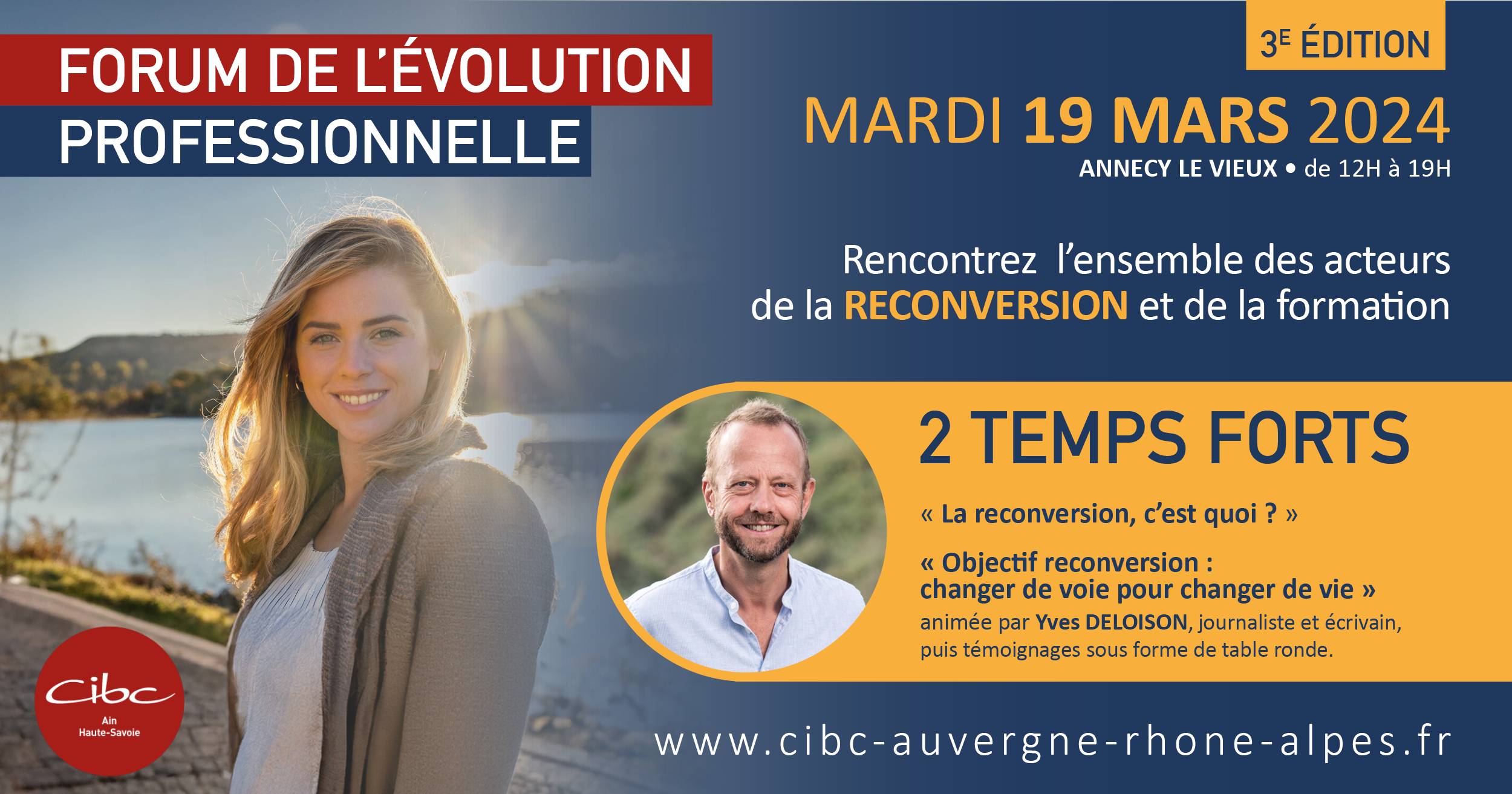 Forum de l’évolution professionnelle le 19 mars à Annecy